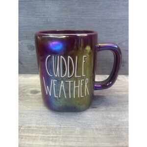 Rae Dunn By Magenta Iridescent Purple Cuddle Weather Coffee Mug